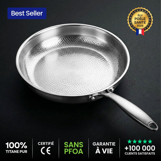 Poêle 100% Titane Pur | TITANOX®